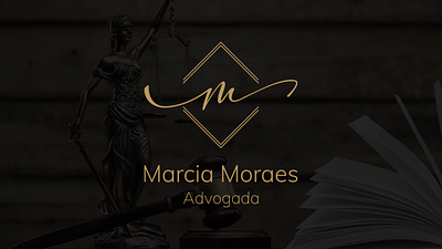 Marcia Moraes advogada advogav brand design designer identidade visual lawyer logo logo design visual identity