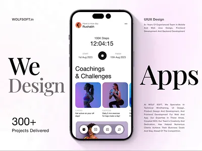 WOLF SOFT - Mobile App Design & Development app design b2b branding cms design system ecommerce fintech health care hotel booking interaction mobile app design product design saas ui design user experience user interface ux design webflow wireframes