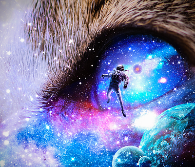 Seeing Stars composition graphic design photo manipulation photoshop