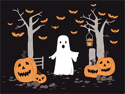 Halloween Ghostly Figures Illustration - Spirits Roaming on Hall creative projects eerie atmosphere ethereal apparitions ghostly figures halloween halloween day halloween decorations halloween haunting halloween illustration halloween invitations halloween magic halloween spectacle halloween spirit otherworldly charm spooky halloween