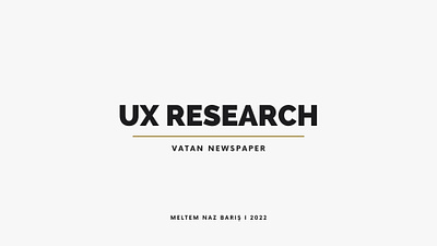 Newspaper Website UX Research dataanalysis newspaper newspaperresearch research ux uxresearch website websiteresearch