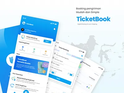 TicketBook app ui