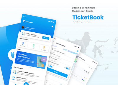 TicketBook app ui