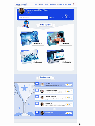 Redesign for dashboard animation landing page user experience design web design