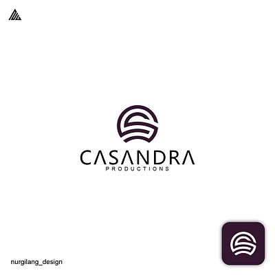 CASANDRA PRODUCTIONS app branding design graphic design illustration logo typography