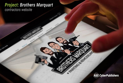 Brothers Marquart Painting & Remodeling branding graphic design logo web design website design