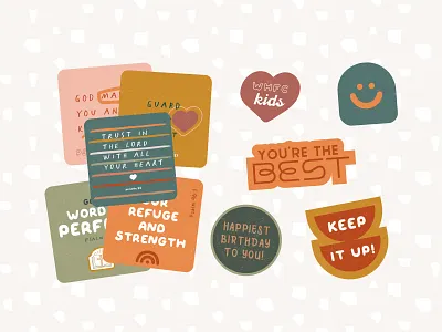 At The Family Table church fall flash fun happy illustration kids memory memory cards shapes smile sticker stickers verse