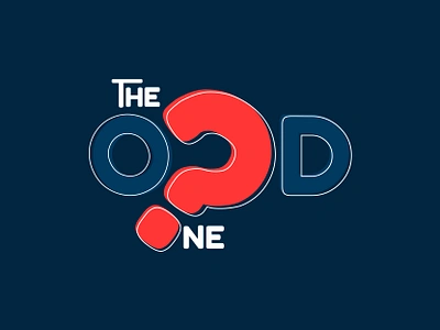 THE ODD ONE - LOGO DESIGN 2d branding funky graphic design illustrator logo logodesign minimal popculture typeface typelogo typography youtube