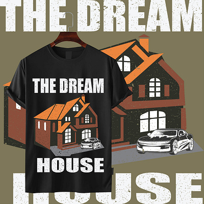 The Dream House t-shirt design graphic design logo t shirt t shirt design