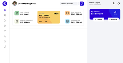 Minimal Online Wallet UI Design app branding design figma graphic design illustration ui ux vector