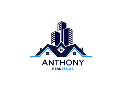 A Modern Professional Real Estate Logo Design | Minimal | Build artwork blue theme branding building business creative design graphic design identity illustrator inspiration logo minimal modern new professional real estate trendy vector visual