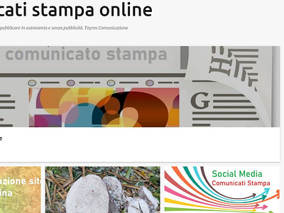 Comunicati stampa online branding graphic design webagencyieros website