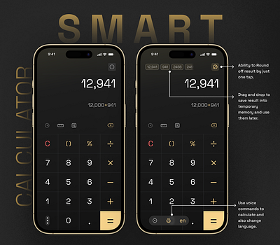 Smart Calculator calculatorapp dailyui dailyuichallenge design designinspiration mathematics smartcalculator ui userexperience uxdesign