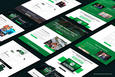 Coaching Website Design coahing design green homepage landing page ui website design wordpress