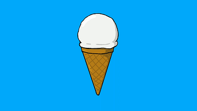 Melting Ice Cream animation