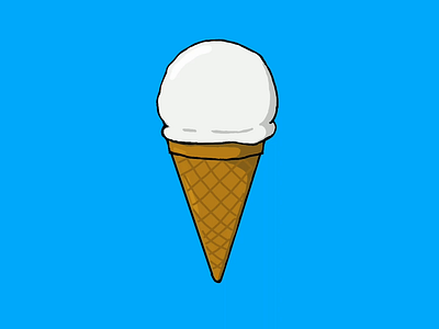 Melting Ice Cream animation