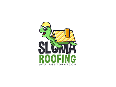 Roofing Company Branding branding illustration logo