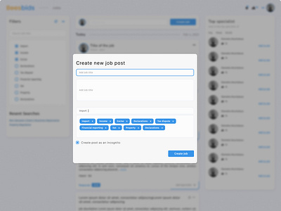 Job Post UI ui