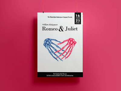 Romeo and Juliet poster design graphic design poster