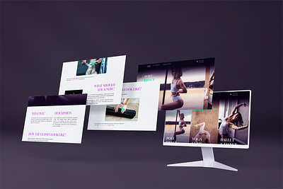 a sport dancing studio website design branding challange dailyui elegant figma graphic design motion graphics sport ui uidesign website www