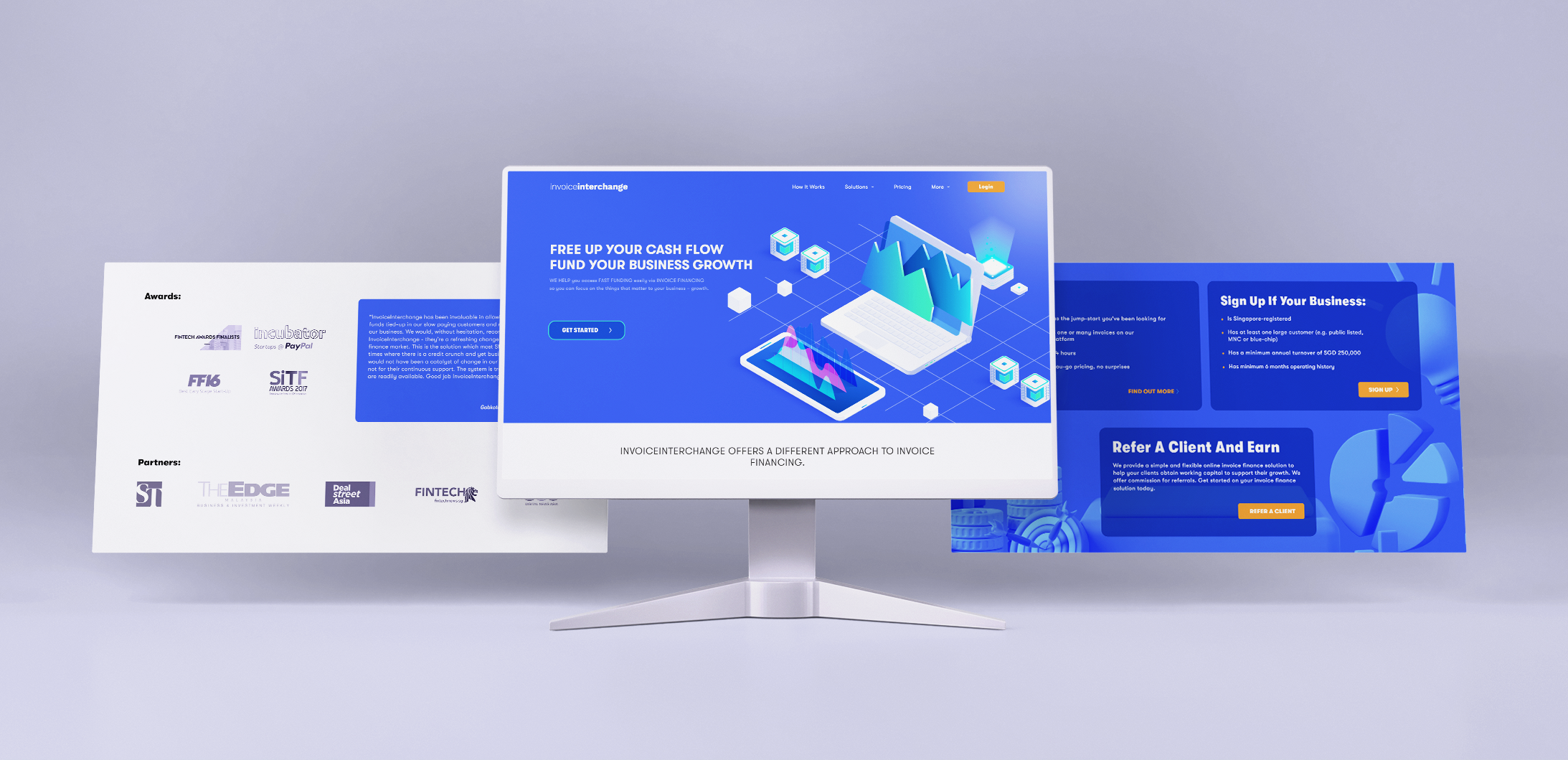 Landing Page UI ui