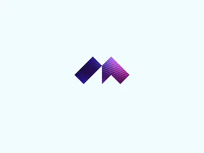Letter M monogram brand branding brandmark edge geometric logo gradient logo identity design identity designer letter m logo design logo designer logobook logomark m logo modern logo monogram rohan kumar pro sharp
