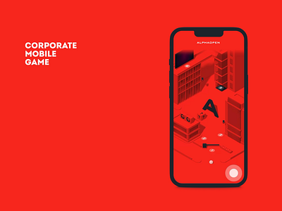 Corporate mobile game 2d 3d animation buildings corporate game illustration interactive mobile motion graphics ui ux web