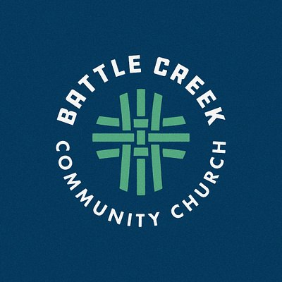 Battle Creek Community Church brand design branding church church branding church logo custom icon icon logo logo design merch design rebrand typography