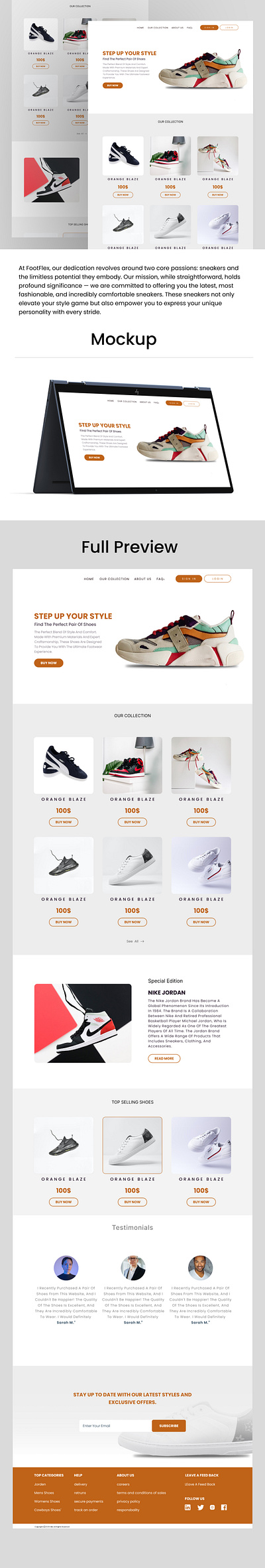 Shoe Website Design branding desktop web design ecommers web desgin figma graphic design shoe website design ui ui designer uiux website desgin website design
