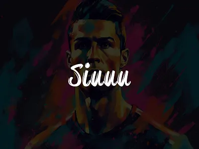 Ronaldo siuu logo design logo logo design ronaldo siuu