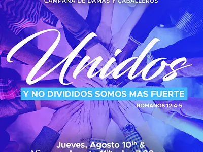 Women & Men Campaign Worship Service Flyer and Instagram Post