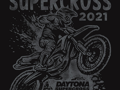 Daytona Supercross Illustration branding design graphic design illustration vector