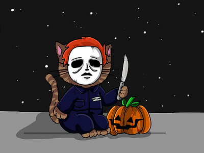 MICHI MYERS halloween horror movies ilustración ilustración digital michael myers monsters slasher spooky spooky season