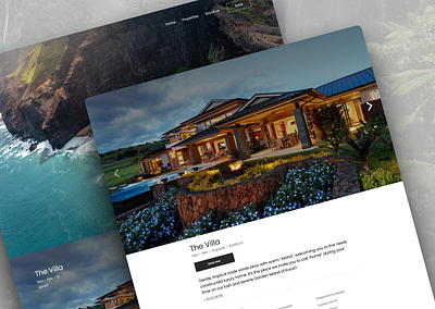 LVH website branding design realestate vacation web