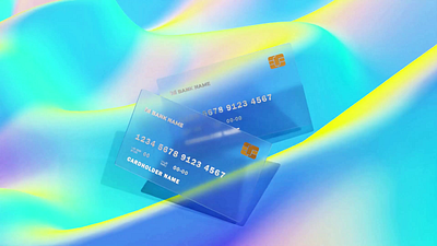 Credit Card / Abstract Background 3D model / Animation 3d animation 3d belnder abstract animation blender