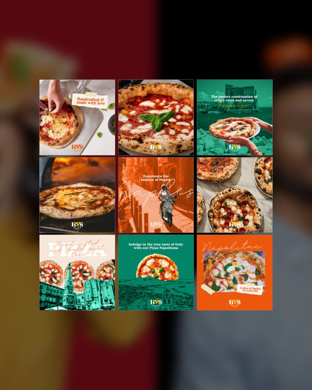 Home Slice advertising branding design graphic design social media typography