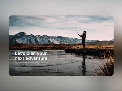 Let's go. adventure agency blur design journey plan studio trip ui ux website