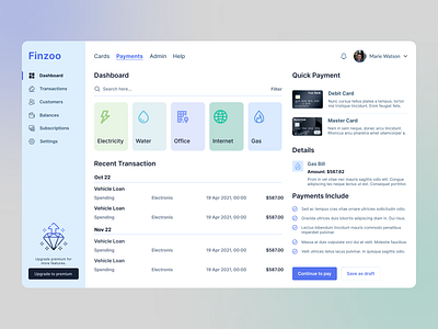 'FINZOO' Payments Dashboard UI 💳📊 dashboarddesign datavisualization designconcept designexploration designinspiration digitaldesign efficiencytools financetools financialcontrol financialefficiency financialinsights financialoverview financialtransactions paymentanalytics paymentmanagement paymentprocessing paymentsdashboard uiuxdesign userinterface uxdesign