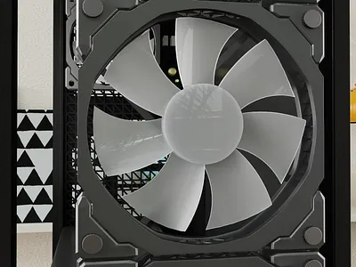pc casing front RPG fan 3D design 3d 3d animation 3d art 3d artist 3d model 3d modelling animation branding graphic design logo motion graphics product animation product design product modelling ui