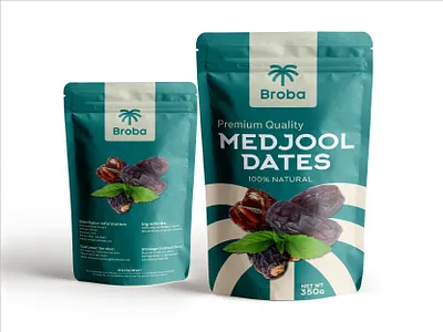 Dates Packaging | Packaging Design dates dates packaging dates tree graphic design graphic designer label design medjool medjool dates minimal package packaging idea packaging design packet palm pouch bag