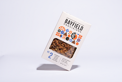 Packaging for Bayfield Provisions bayfield provisions flat vector food illustration food packaging fruit illustration granola packaging icon illustration illustration packaging