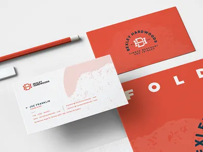 Bexley Hardwoords Logo and Business Card brand and identity brand identity branding business card design graphic design identity logo mark minimal modern visual identity