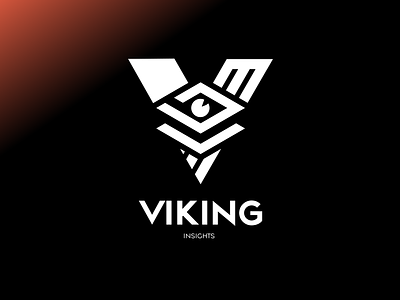 VikingInsights Brand Concept ai branding data design insights logo viking