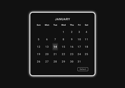 Minimalistic Neon Calendar 🗓️ calendar calendar selection component dailyui datepicker dates desktop input minimalism minimalistic modal neon neon glass popover product design saas schedule simple ui ux