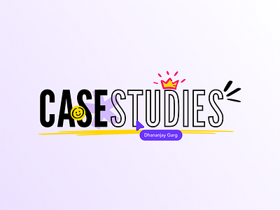 Casestudies Web Header branding design flat graphic design layout vector