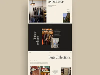 Vintage Web concept | UI design branding design graphic design ui ux web webdesign website