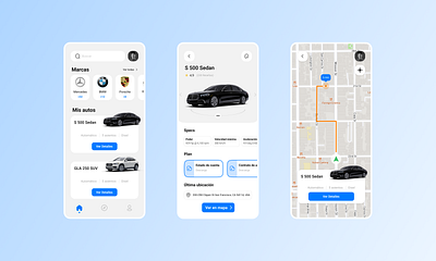 Car Rental - Client Mobile App app design ui ux visual design