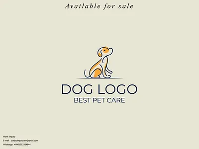 Concept : Minimal Dog Logo Design (Unused)It's totally available a b c d e f g h i j k l m n best logo brand identity creative work dog dog logo graphic design logo logo design logo inspiration logofolio minimal logo modern monogram o p q r s t u v w x y z pet pet care pet food pet shop