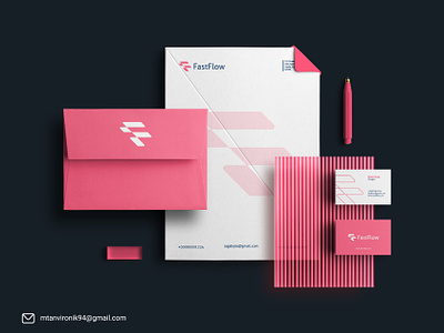 FastFlow Logo and Brand Identity Design. alpha brand identity branding business company creative design graphic design letter f logo minimal negative space redesign software techno technology typography vector visual identity