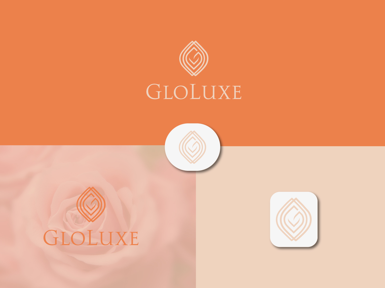GL Gloluxe logo 3d a animation b c d e f g h i j k beauty logo branding design flat graphic design icon l m n o p q r s t u v w x y z letter gl logo luxury logo minimal ui vector £logo